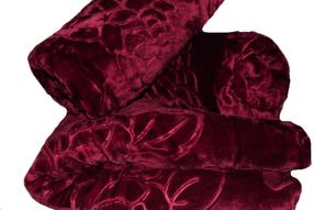 Dīvāna un atzveltnes krēslu pārvalku komplekts KTF-19, bordo krās., 160 cm x 210 cm