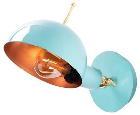 Lampa sienas Opviq Sivani MR-654 527ABY3136, E27, 1 x 40 W, vara krās./tirkīza krās. / tirkīza krās.