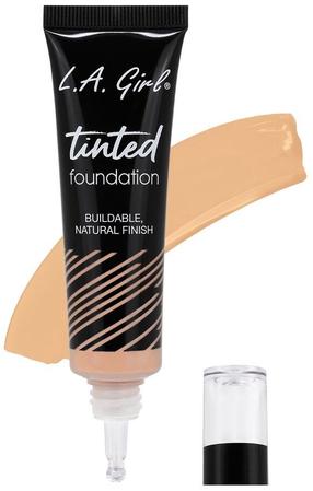 Šķidrā grima bāze L.A. Girl Tinted Buildable, Natural finish Beige, beigeeee, 30 ml