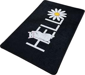 Vonios grindų kilimėlis Foutastic Hola Gato 359CHL5150, įvairių spalvų, 120 cm x 70 cm