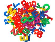 Magnetukai First Classroom Magnetic Letters, 18 cm, įvairių spalvų, 80 vnt.