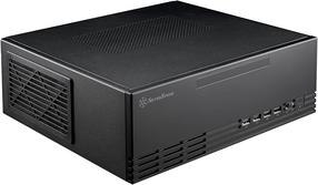 Корпус компьютера SilverStone SST-ML11B Milo 11 Slim, черный цв.