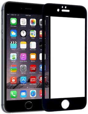Tālruņa ekrāna aizsargstikls Fusion for Apple iPhone 6 / 6S Black, 9H
