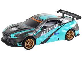  Rc automobilis Lean Toys Speed Race High Speed, 1:10, mėlyna sp./juoda sp.