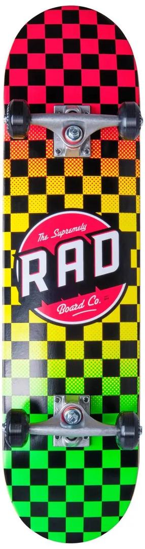 Skrituļdēlis Rad Checkers Progressive Complete Rasta, daudzkrāsaina