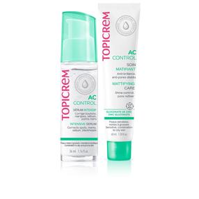 Veido priežiūros priemonių rinkinys Topicrem AC Control, 70 ml, 2 vnt.