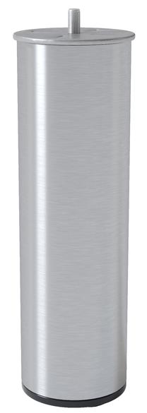 Baldų kojelė Sleepwell Cylinder, 6 cm x 6 cm, 20 cm, Ø 6 cm, sidabro sp.
