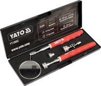Įrankių rinkinys, apžiūros veidrodėlis ir magnetinis laikiklis Yato YT0662, 160 - 930 mm, 2 vnt.