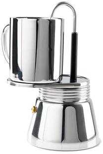 Turistinių indų rinkinys GSI Mini Espresso, plienas, 5.1 cm, 0.295 l, sidabro sp.