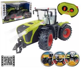 Traktor Malik Claas Xerion 5000 34428, 1:16, must v./roheline v.