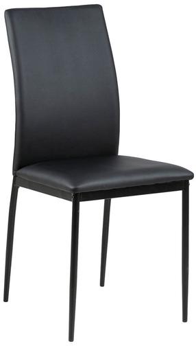 Valgomojo kėdė Demina, juoda sp., 53 cm x 43.5 cm x 92 cm