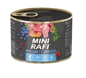 Šlapias šunų maistas Rafi Mini, ėriena, 0.185 kg