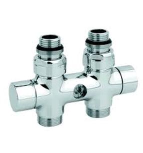 Radiatoru vārsts Carlo Poletti Twinvalve 24-19, kombinētais, radiatoram, 1/2''
