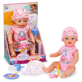 Кукла - новорожденная с аксессуарами Zapf Creation Baby born Lena 840719, 36 см, многоцветный