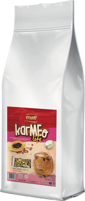 Barība grauzējiem Vitapol Karmeo, jūras cūciņām, 20 kg