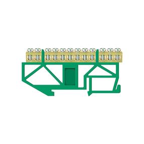 Įžeminimo kaladėlė Pawbol LZ, DIN, 12x16 mm², žalia sp.