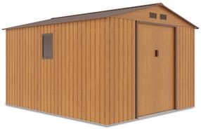 Sodo sandėliukas Hudson, 319 cm x 277 cm x 202 cm, ruda sp.