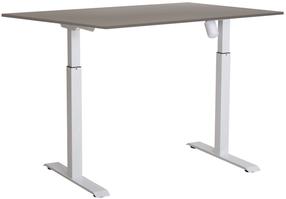 Kompiuterio stalas reguliuojamo aukščio Sun-Flex EasyDesk Adapt I, 120 cm x 80 cm, 70 - 118 cm, balta sp./pilka sp.