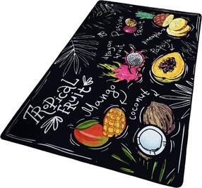 Paklājs Conceptum Hypnose Feast 287CHL1124, melna krās./daudzkrāsaina, 120 cm x 80 cm