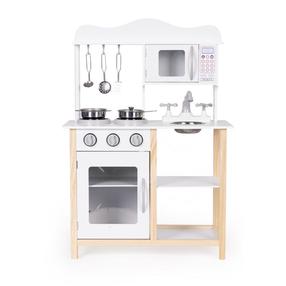 Vaikiška virtuvėlė, virtuvės prietaisų rinkinys EcoToys TK040B-5, balta sp.