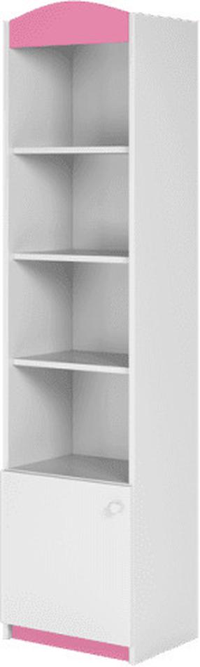 Детская полка Kocot Kids Classic, белый цв./розовый цв., 46 см x 36 см x 188.2 см