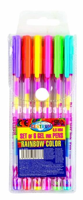 Ручка Centrum Glitter 80785, многоцветный, 1 мм, 12 шт.