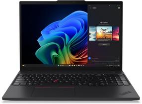 Ноутбук Lenovo ThinkPad T16 Gen 4 21QN007APB, AMD Ryzen™ AI 5 PRO 340, 32 GB, 512 GB, 16 ″, AMD Radeon™ 840M, черный цв., EN, Windows 11 pro