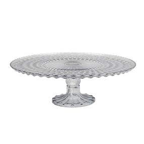 Kūkas šķīvis Home4you DH60003, Ø 29 cm, Caurspīdīga krās.