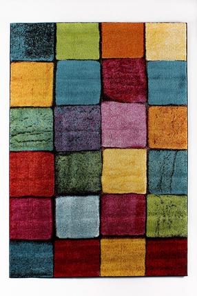 Kilimas vidaus Conceptum Hypnose Renkli Kare 952CCL1508, įvairių spalvų, 170 cm x 120 cm