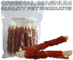 Skanėstas šunims Magnum Sticks, antiena/karvės oda, 0.25 kg