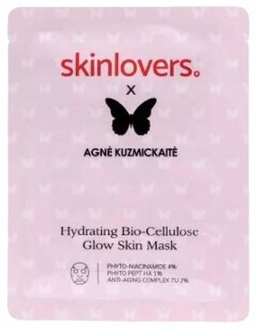 Sejas maska Skinlovers Agnė Kuzmickaitė Hydrating Bio-Cellulose Glow, 25 g