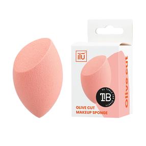 Косметическая губка Ilu Olive Cut, oранжевый цв.