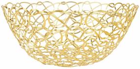 Svečturis Home4you Nissa 88259, metāls, Ø 27 cm, 13 cm, zelta krās.