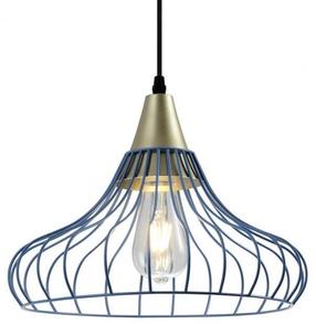 Lampa karināms GTV Lotte 2660 OS-LOT-25-DEC, E27, 1 x 40 W, zila krās./zelta krās. / melna krās.