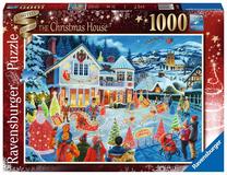 Dėlionė Ravensburger Holidays: Christmas House 10829925, 70 cm x 50 cm, 1000 vnt., įvairių spalvų