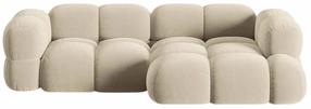 Kampinė sofa Cosmopolitan Design Loretto Vogue 11, šviesiai smėlinė, dešininė, 147 x 250 cm x 68 cm