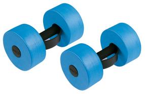 Svaru komplekts Beco Aqua Dumbbell 9626 L, melna krās./gaiši zila krās.