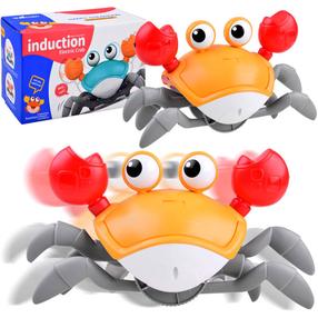 Игрушечное животное краб Induction, 24 см, красный цв./желтый цв.