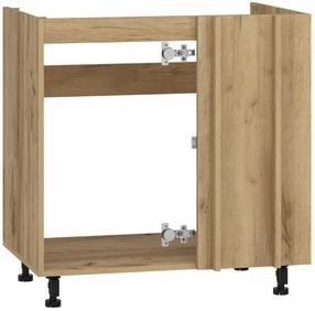 Karkass, nurga valamukappidele Vento DKN-100/82, 52 cm x 100 cm, 82 cm, craft oak v.