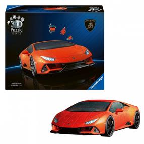 3D puzle Ravensburger Huracan Evo, 158 gab., sarkana krās.