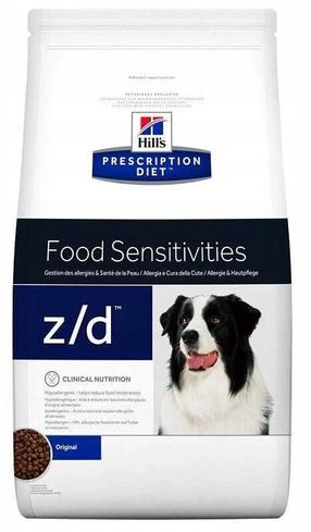 Sausas šunų maistas Hill's Prescription Diet Food Sensitivities z/d, 3 kg