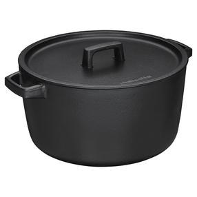 Čuguna pods Fiskars Folken, Ø23 cm, 4 l, melna krās.