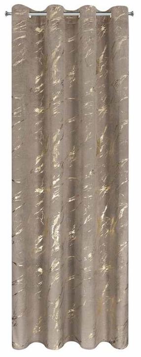 Naktinė užuolaida Molly, ruda sp./aukso sp., 140 cm x 250 cm