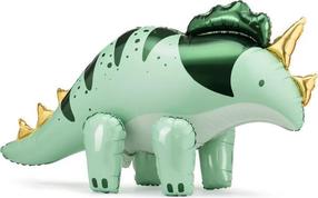 Fooliumist õhupall erikujuga Party Deco Dinosaur, roheline v.