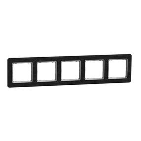 Rāmis 5PL Schneider Electric Sedna SDD391805, melna krās. 5 v.