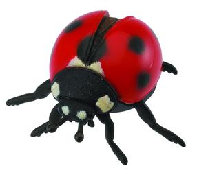 Žaislinė figūrėlė Collecta Ladybird 88474, 5.5 cm, juoda sp./raudona sp.