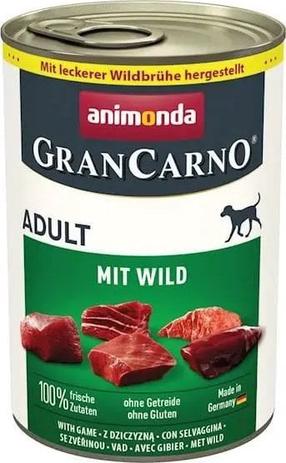 Влажный корм для собак Animonda GranCarno Game, 0.4 кг