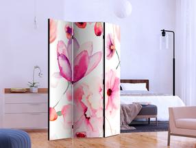 Fototapetas Artgeist Pink Flowers Paravent1463, 172 cm x 135 cm