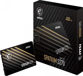 Kietasis diskas (SSD) MSI Spatium S270 S78-440P130-P83, 2.5", 960 GB