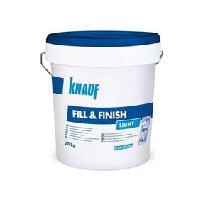 Špaktele Knauf FILL&FINISH LIGHT, gatavs lietošanai, balta, 20 l